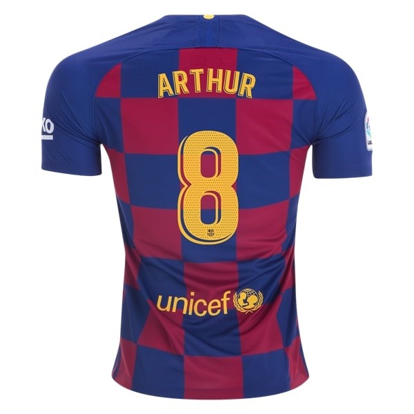 Trikot Barcelona NO.8 Arthur Auswarts 2019-20 Gelb Fussballtrikots Günstig